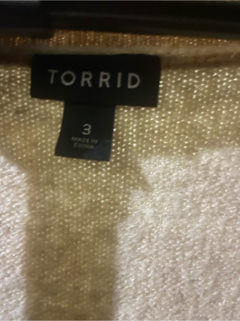 torrid Pearl Cream Knit Pullover Sweatshirt